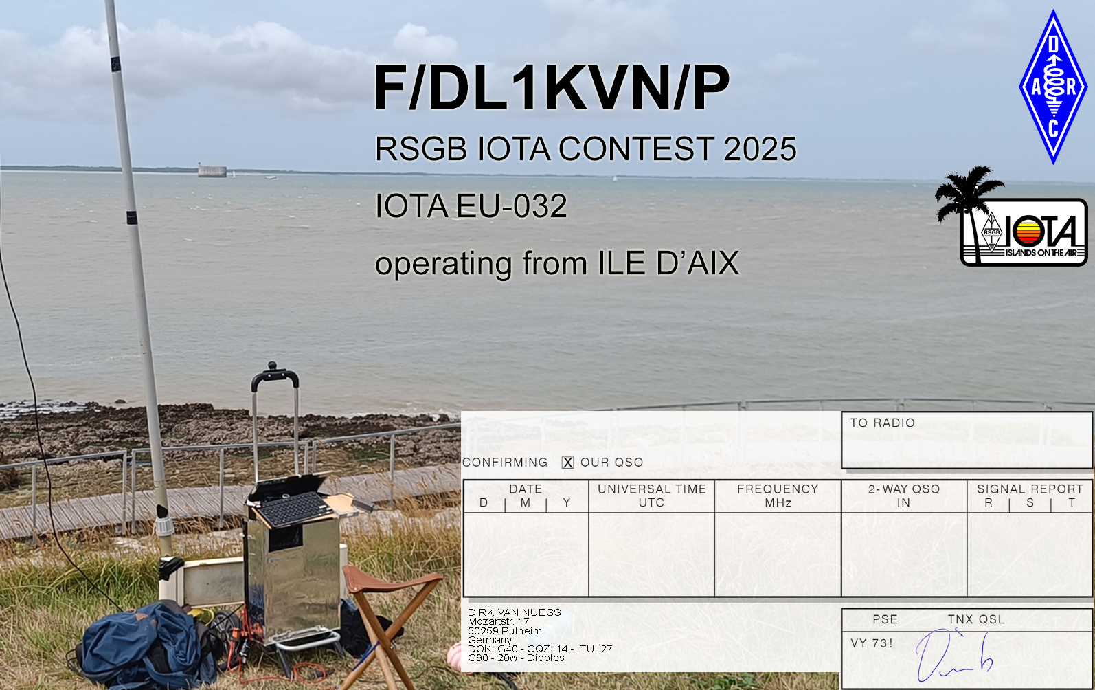 RSGB IOta Contest Ile d\'aix 20ß25